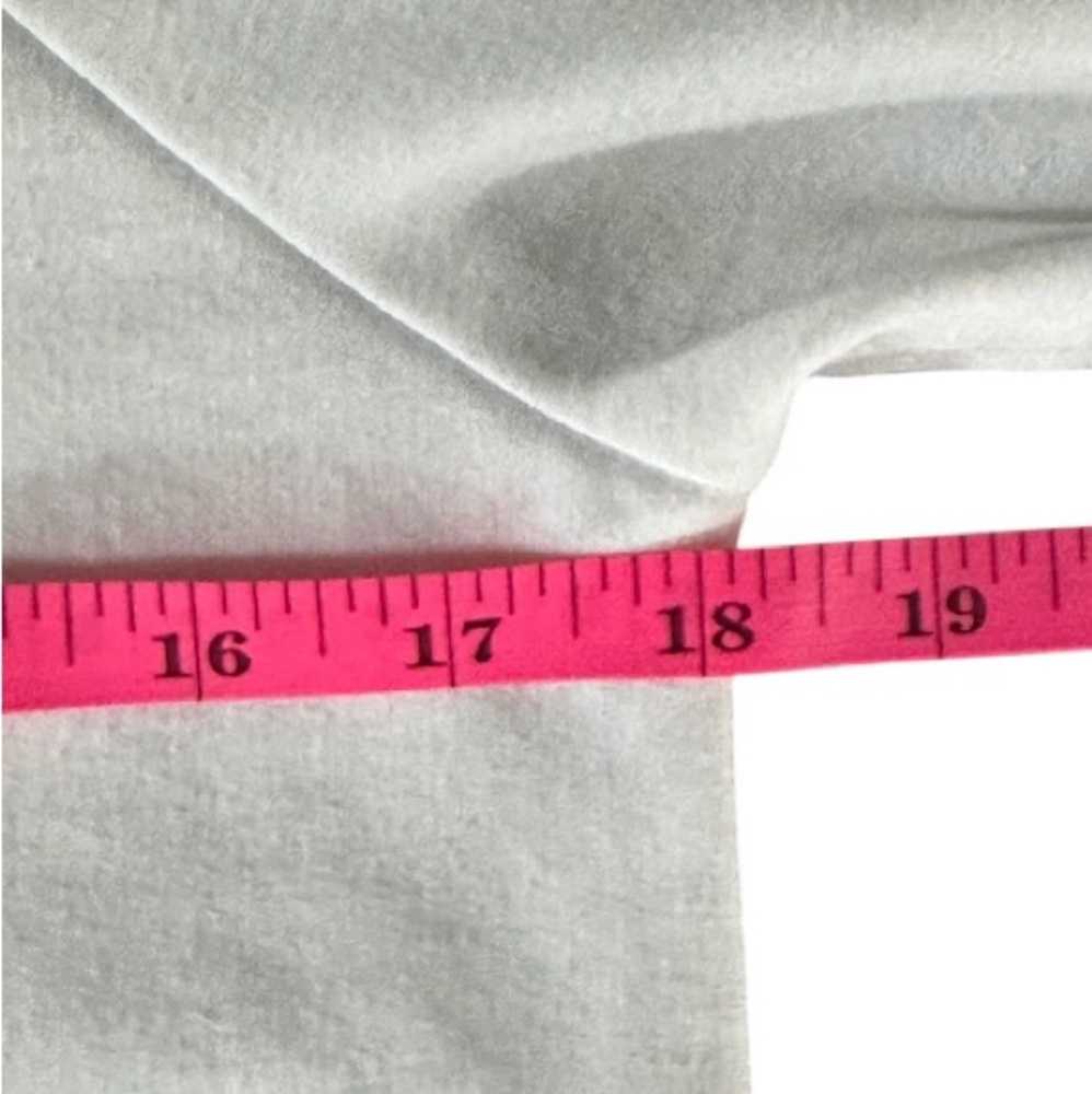 Philosophy Love Sweatshirt White Pink Textured Letters Cozy. Size XS - Picture 4 of 8